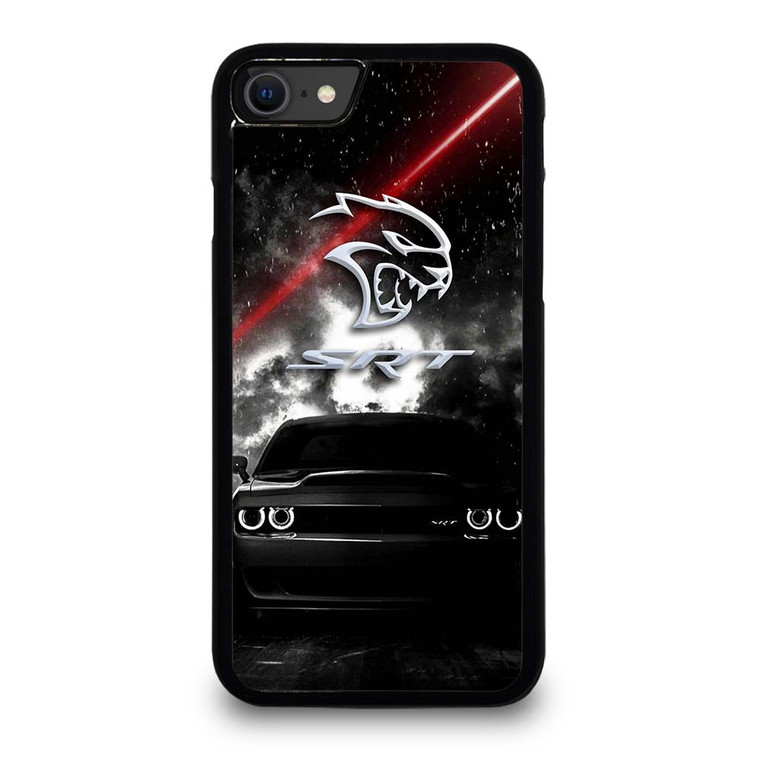 DODGE SRT BLACK CAR iPhone SE 2020 Case Cover