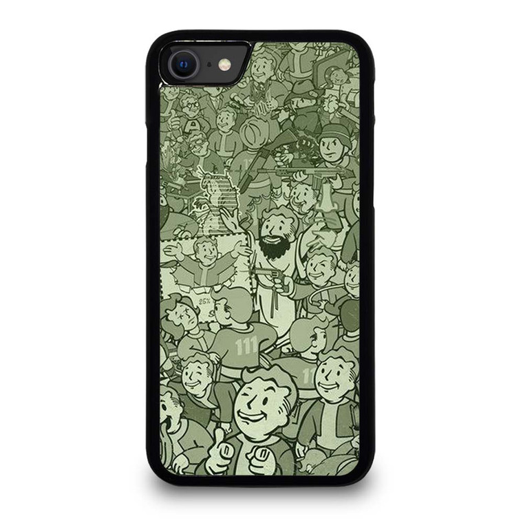 FALLOUT VAULT BOY ALL CHARACTER  iPhone SE 2020 Case Cover