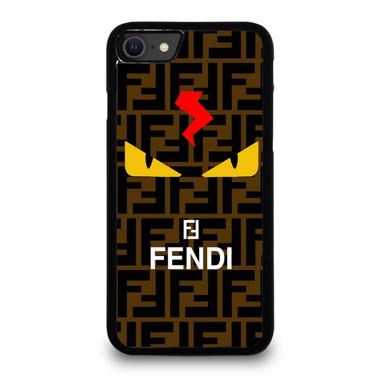FENDI ROMA EYES LOGO 2 iPhone SE 2020 Case Cover