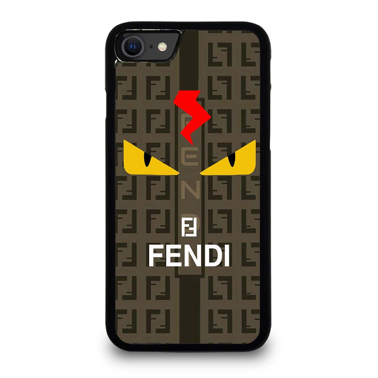 FENDI ROMA EYES LOGO iPhone SE 2020 Case Cover