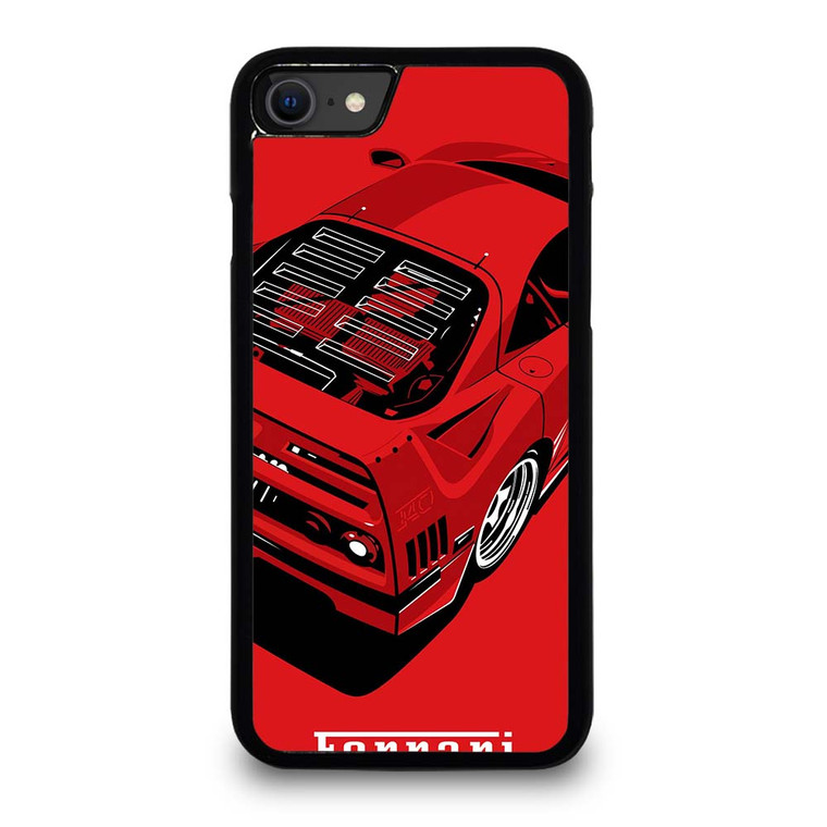 FERRARI F40 ILLUSTRATION iPhone SE 2020 Case Cover