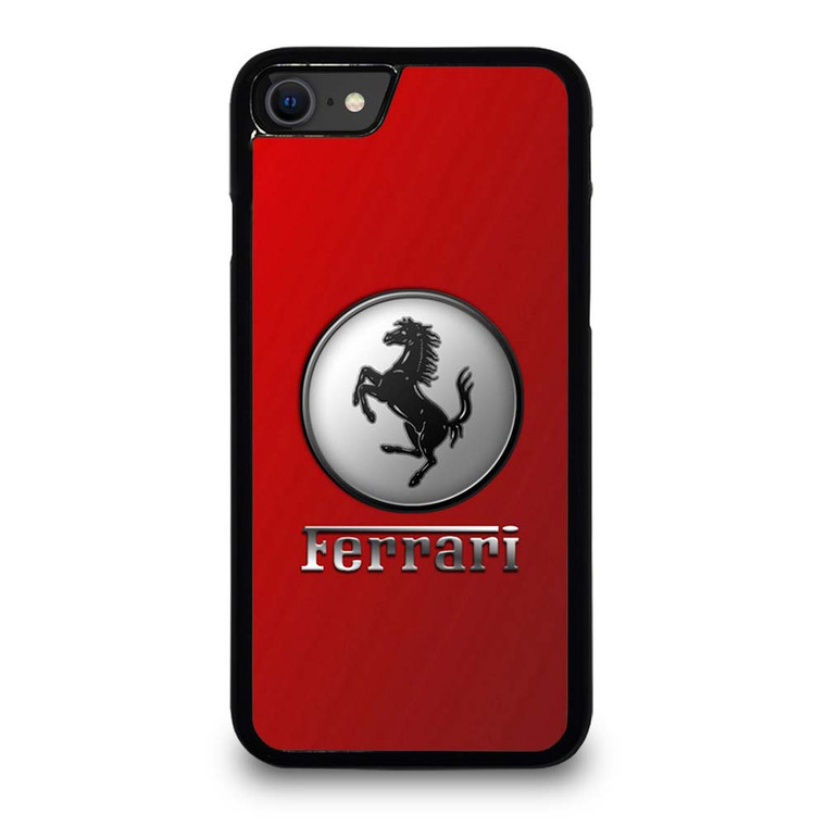 FERRARI SUPER CAR BUTTON iPhone SE 2020 Case Cover