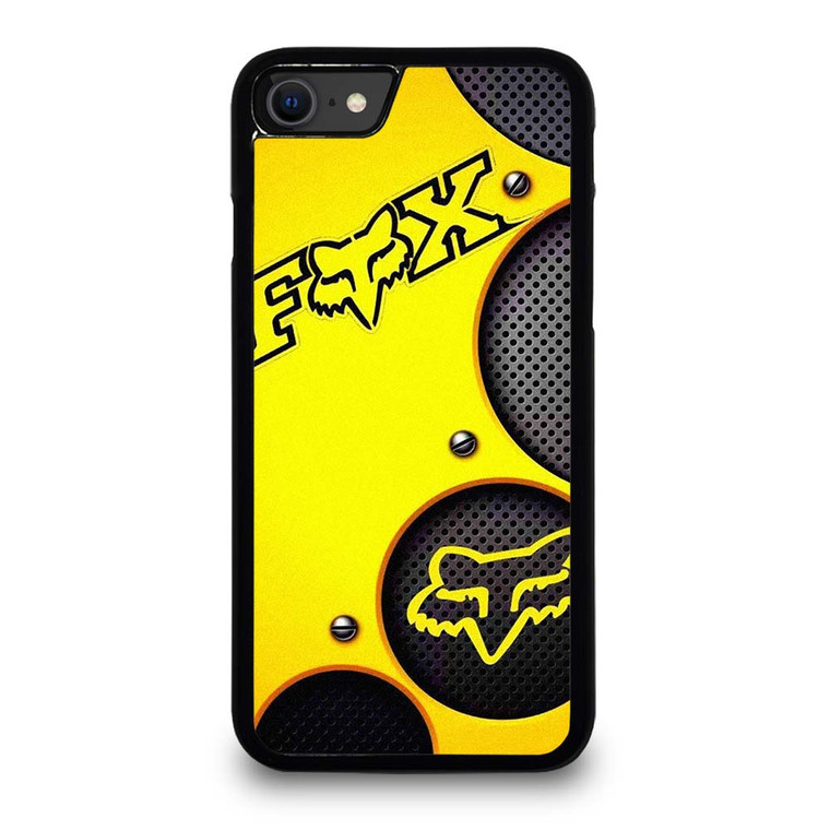 FOX RACING YELLOW METAL iPhone SE 2020 Case Cover