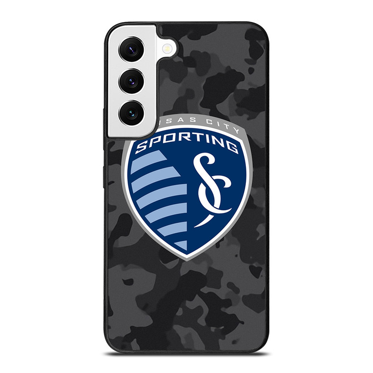 SPORTING KANSAS CITY MLS BLACK CAMO Samsung Galaxy S22 Case Cover