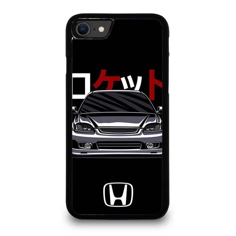 HONDA CIVIC RETRO DRAWING iPhone SE 2020 Case Cover