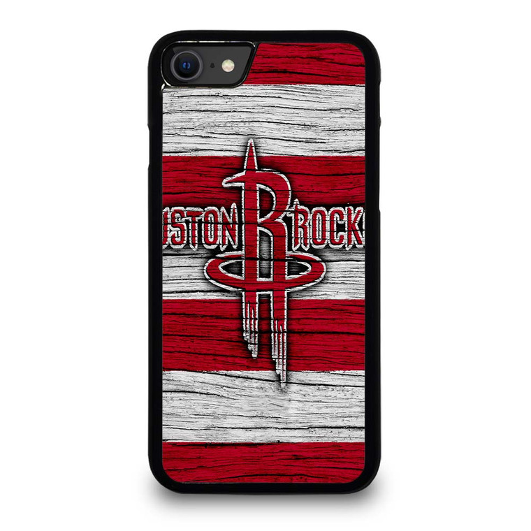 HOUSTON ROCKETS WOODEN LOGO iPhone SE 2020 Case Cover