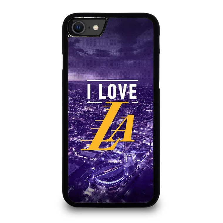 I LOVE LA LAKERS NBA LOGO iPhone SE 2020 Case Cover