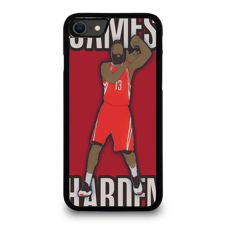 JAMES HARDEN HOUSTON ROCKETS CARTOON iPhone SE 2020 Case Cover