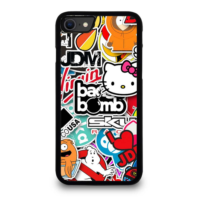 JDM STICKER BOMB  iPhone SE 2020 Case Cover