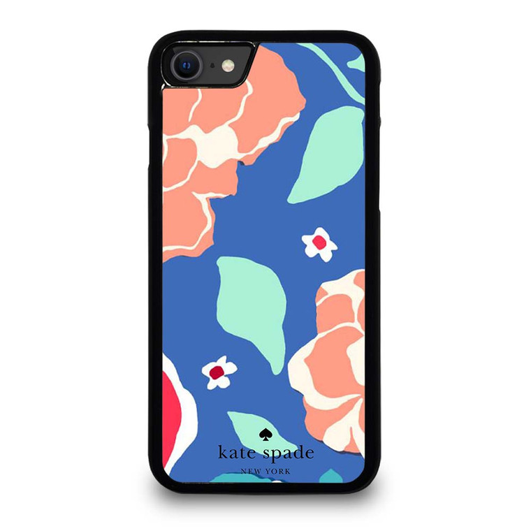 KATE SPADE NEW YORK BLUE FLORAL iPhone SE 2020 Case Cover