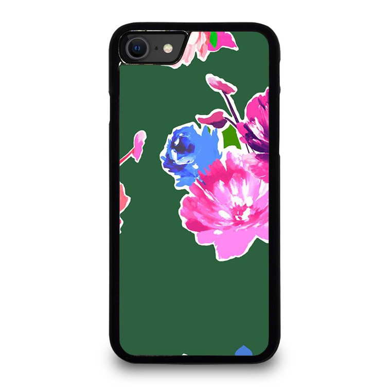 KATE SPADE NEW YORK GREEN FLORAL iPhone SE 2020 Case Cover