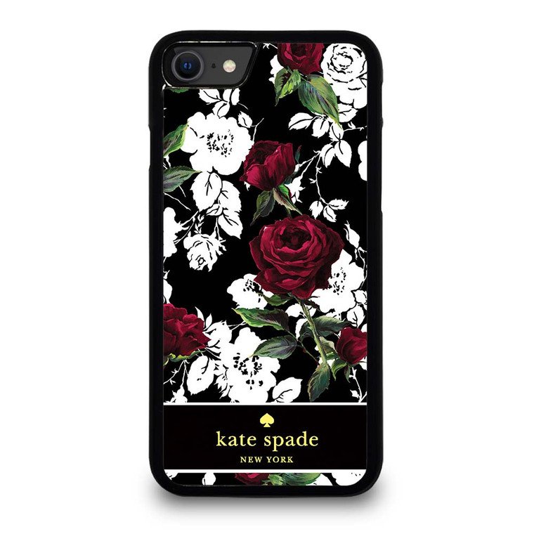 KATE SPADE ROSE RED WHITE iPhone SE 2020 Case Cover
