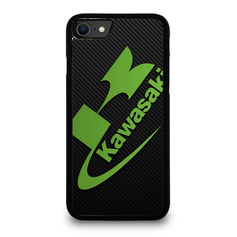 KAWASAKI MOTOR LOGO CARBON iPhone SE 2020 Case Cover