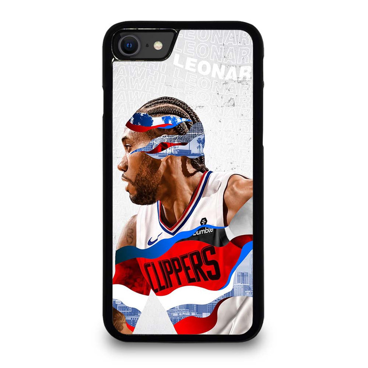 KAWHI LEONARD LOS ANGELES CLIPPERS iPhone SE 2020 Case Cover