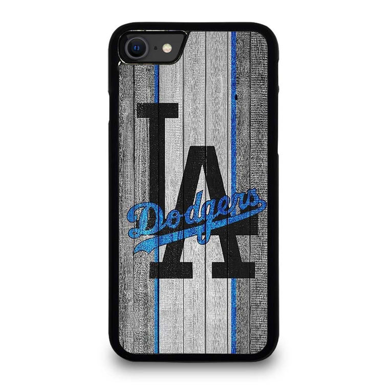 LA LOS ANGELES DODGERS WOODEN LOGO iPhone SE 2020 Case Cover