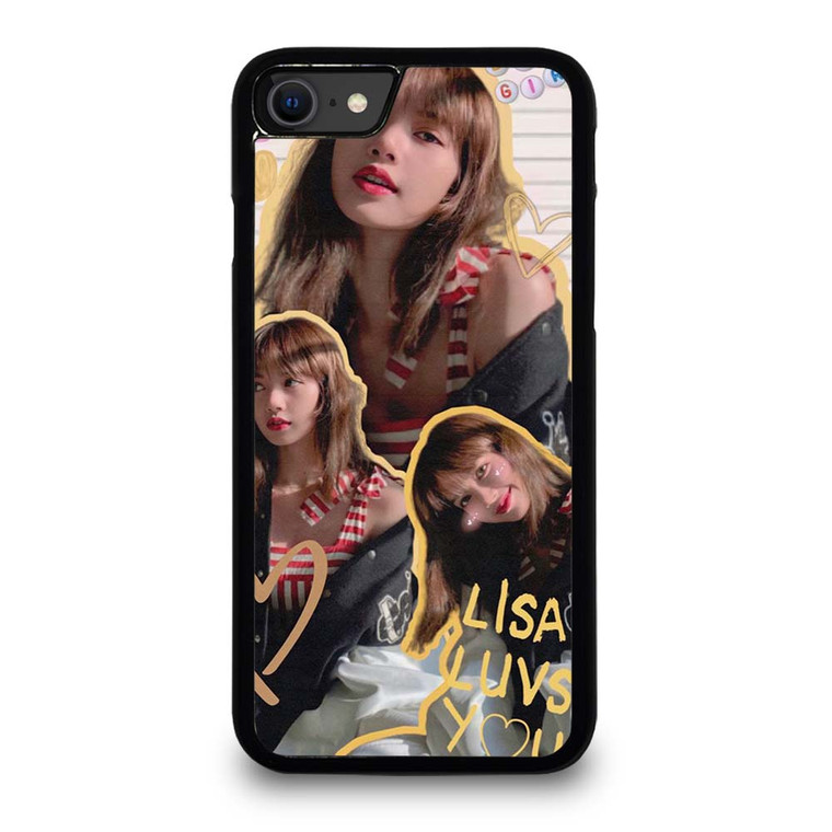 LALISA BLACKPINK CUTE COLLAGE iPhone SE 2020 Case Cover