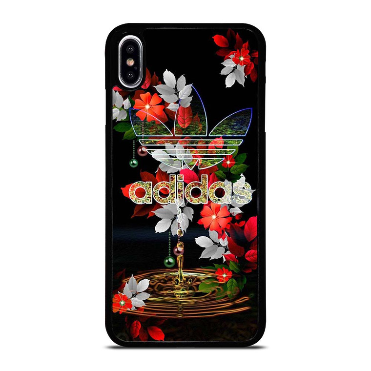 ADIDAS FLOWER PATTERN iPhone XS Max Case Cover