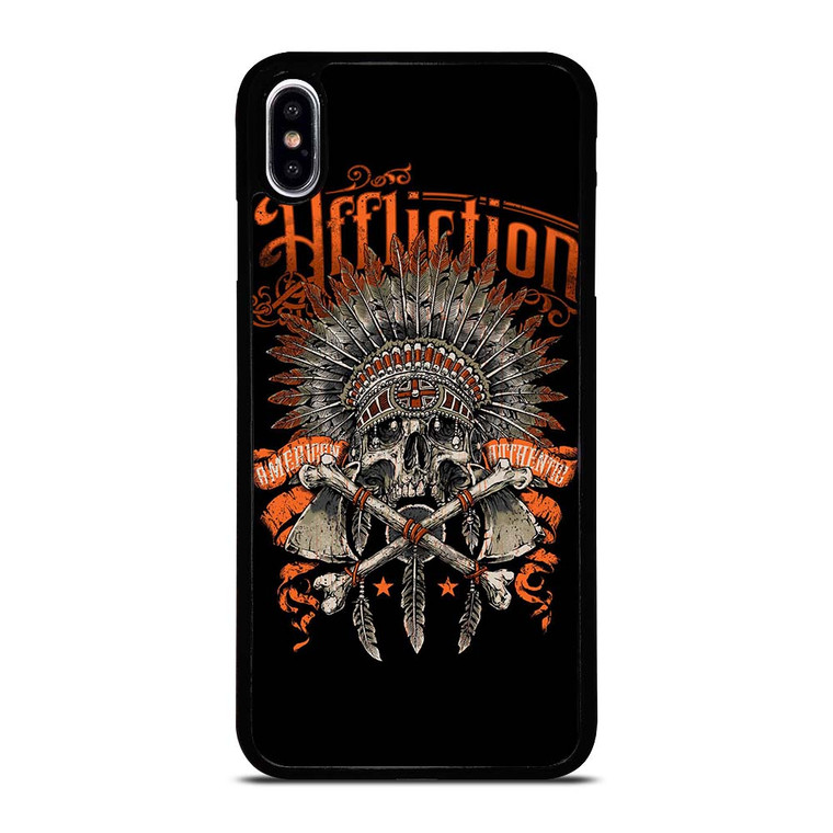AFFLICTION SKULL iPhone XS Max Case Cover
