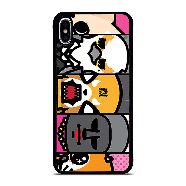 AGGRETSUKO CARTOON COLLAGE iPhone XS Max Case Cover
