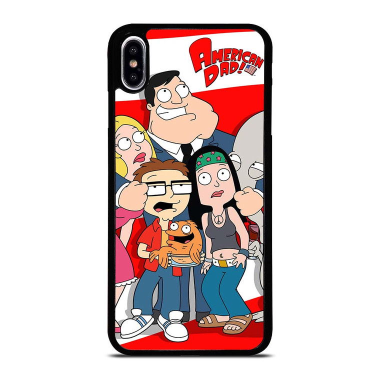AMERICAN DAD USA FLAG iPhone XS Max Case Cover