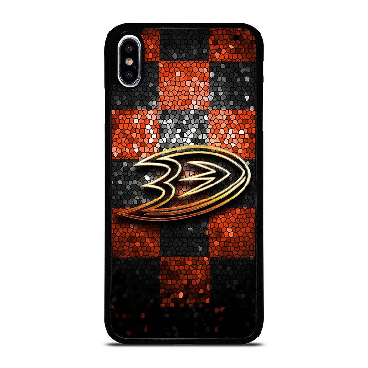 ANAHEIM DUCKS GOLD LOGO iPhone XS Max Case Cover