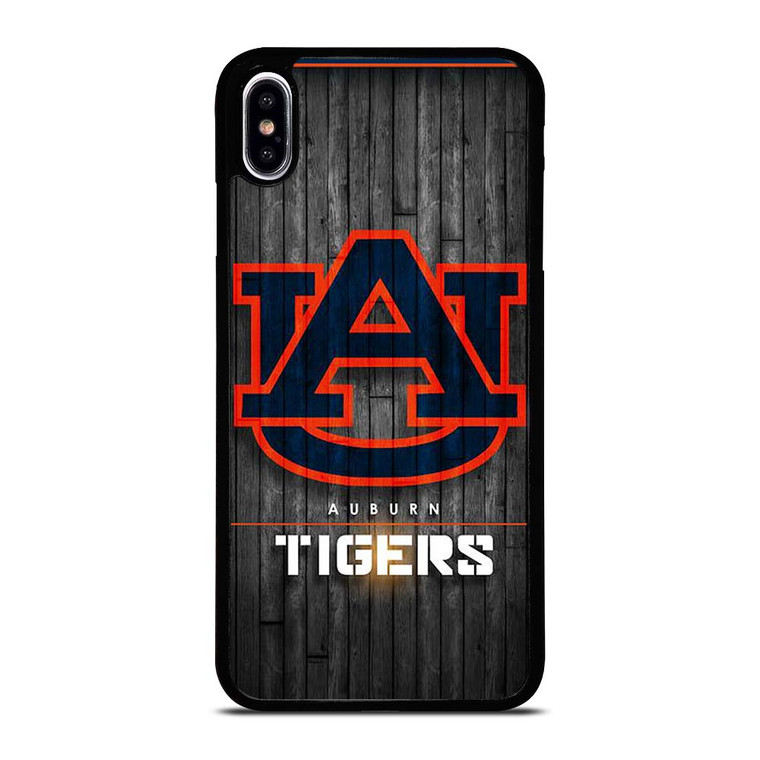 AUBURN TIGERS WOODEN LOGO iPhone XS Max Case Cover