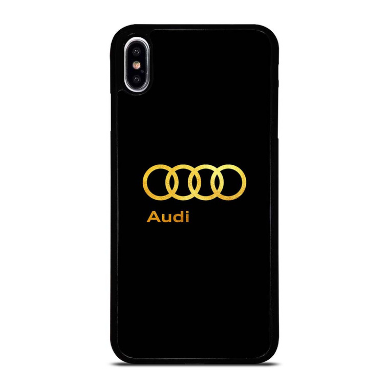 AUDI CAR GOLD LOGO iPhone XS Max Case Cover