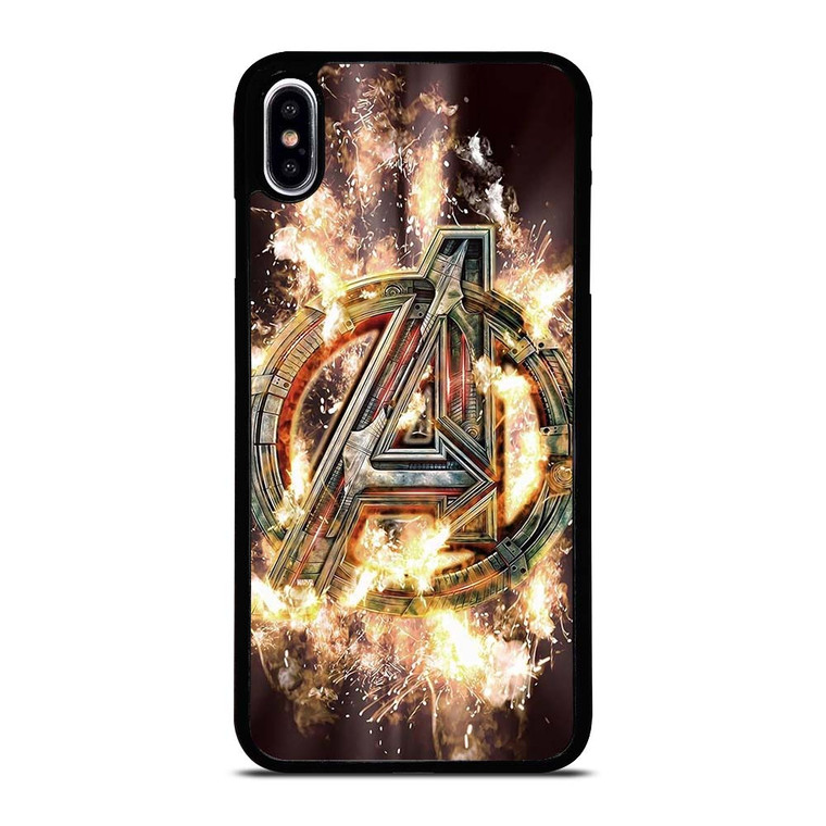 AVENGERS FIRE LOGO iPhone XS Max Case Cover