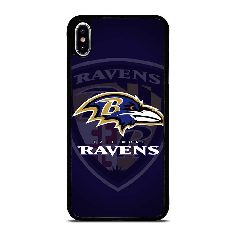 BALTIMORE RAVENS NFL LOGO iPhone XS Max Case Cover