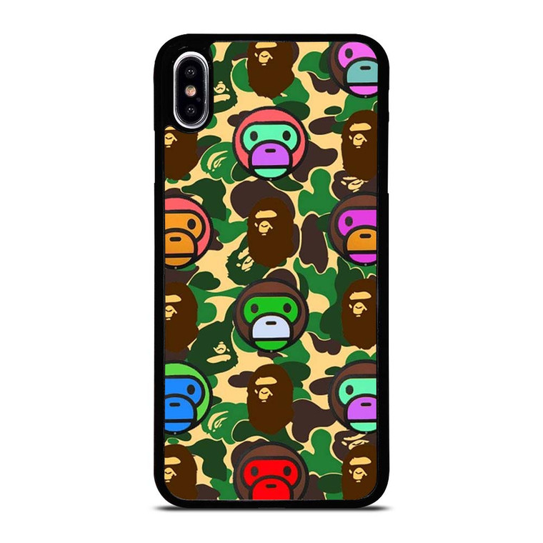 BAPE BABY MILO CAMO iPhone XS Max Case Cover