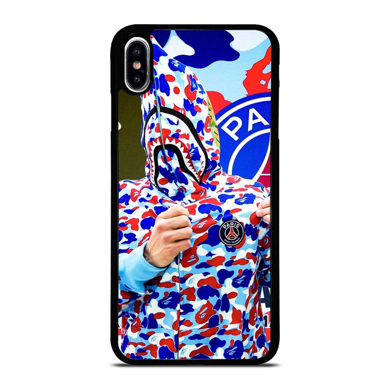BAPE CAMO PARIS SAINT GERMAIN iPhone XS Max Case Cover