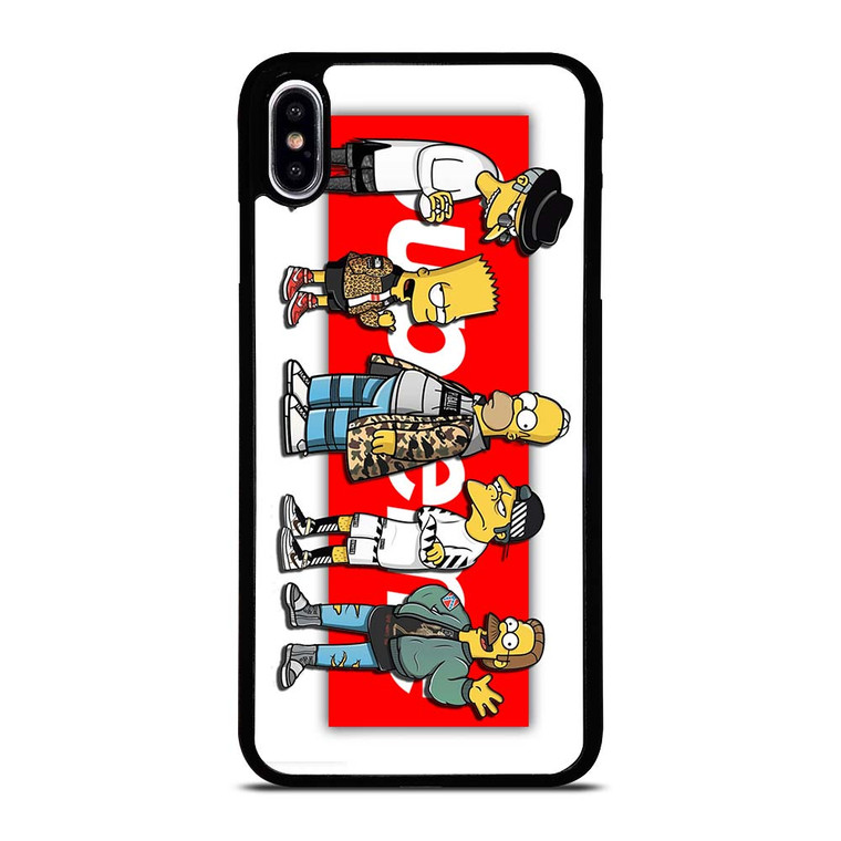 BART SIMPSON X SUPREME LOGO iPhone XS Max Case Cover