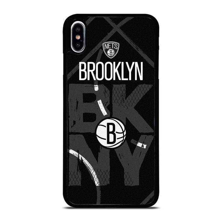 BROOKLYN NETS BASEBALL LOGO NBA iPhone XS Max Case Cover
