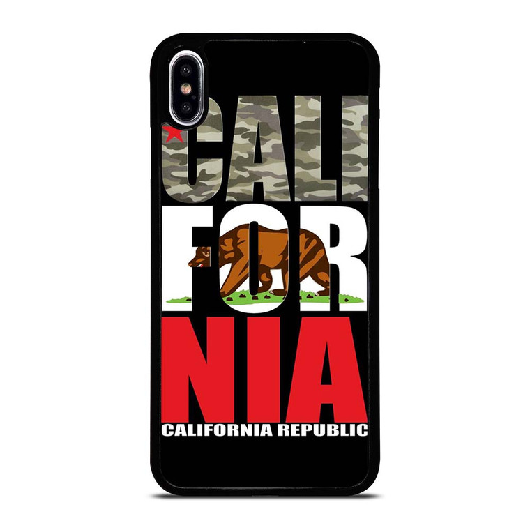 CALIFORNIA REPUBLIC CAMO SYMBOL iPhone XS Max Case Cover