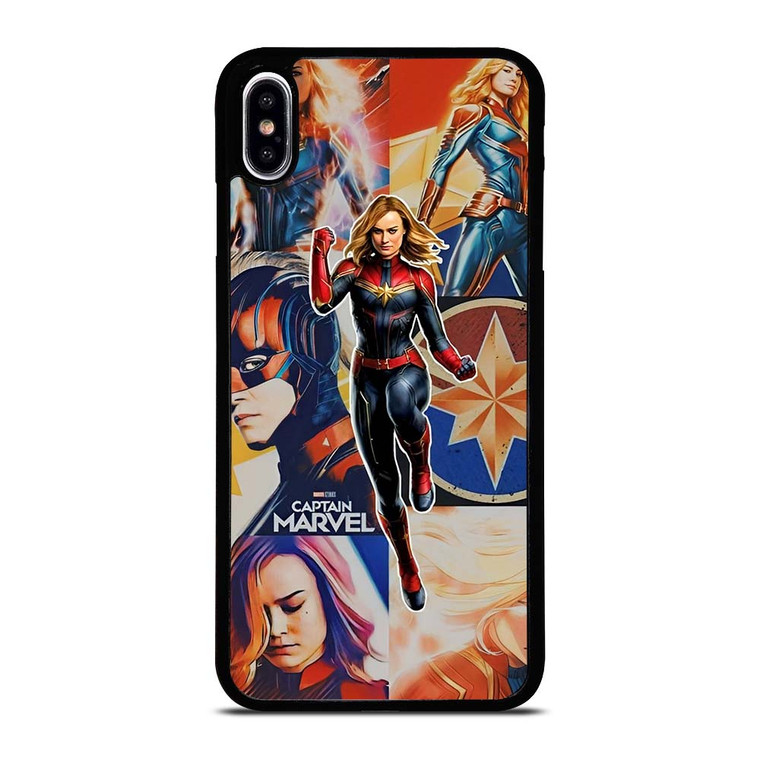 CAPTAIN MARVEL SUPER HERO COLLAGE iPhone XS Max Case Cover