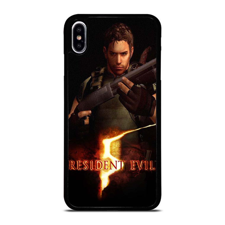 CHRIS REDFIELD RESIDENT EVIL GAMES iPhone XS Max Case Cover