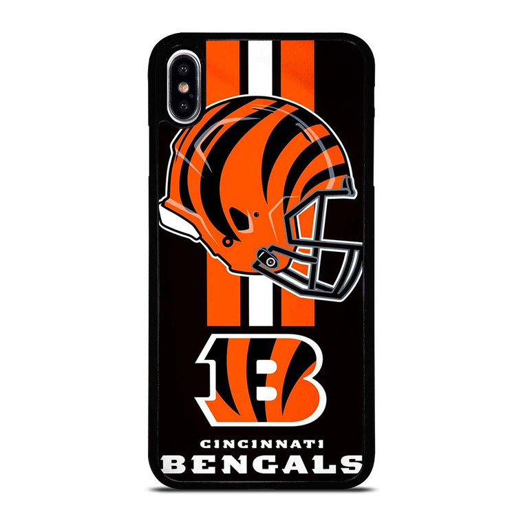 CINCINNATI BENGALS NFL HELMET iPhone XS Max Case Cover CINCINNATI BENGALS NFL HELMET iPhone XS Max Case Cover