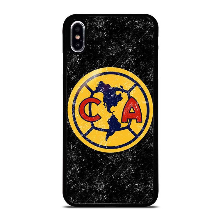 CLUB AMERICA AGUILAS FOOTBALL BLACK iPhone XS Max Case Cover