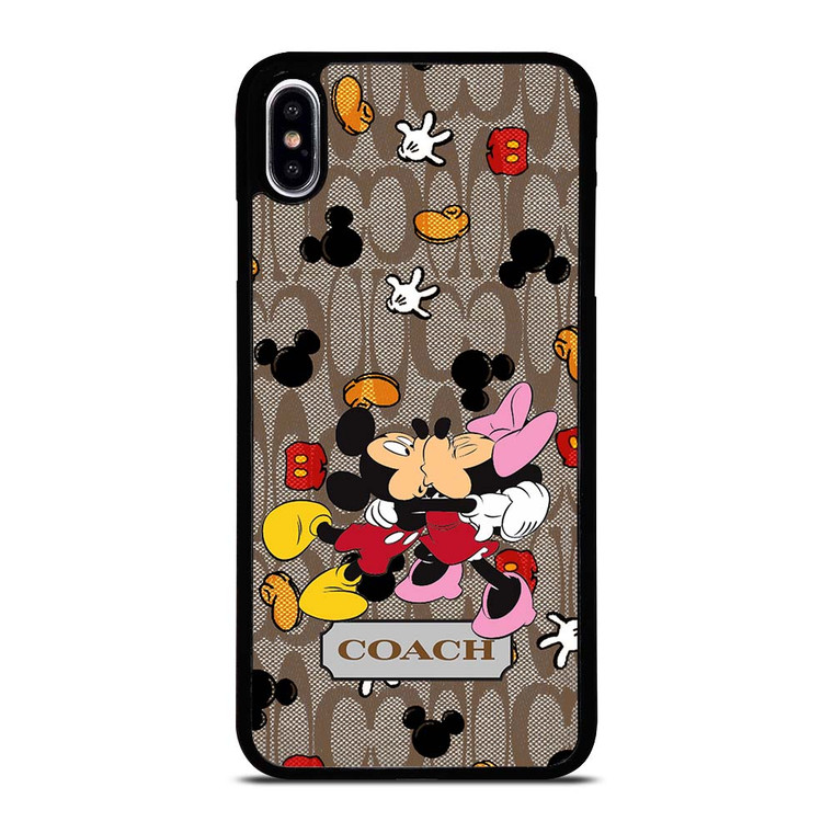 COACH MICKEY MINNIE MOUSE KISS iPhone XS Max Case Cover