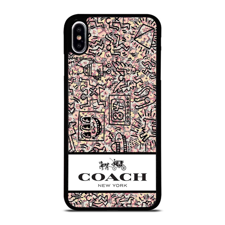 COACH NEW YORK ABSTRACK iPhone XS Max Case Cover COACH NEW YORK ABSTRACK iPhone XS Max Case Cover