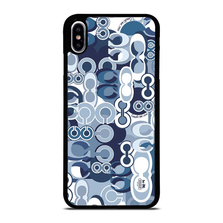 COACH NEW YORK BLUE iPhone XS Max Case Cover COACH NEW YORK BLUE iPhone XS Max Case Cover
