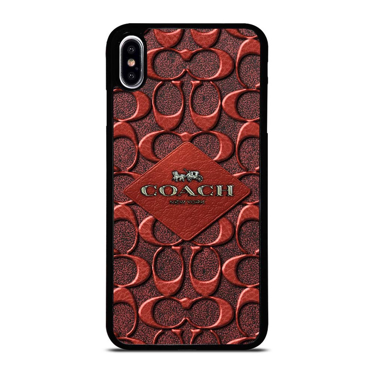COACH NEW YORK BROWN 2 iPhone XS Max Case Cover COACH NEW YORK BROWN 2 iPhone XS Max Case Cover