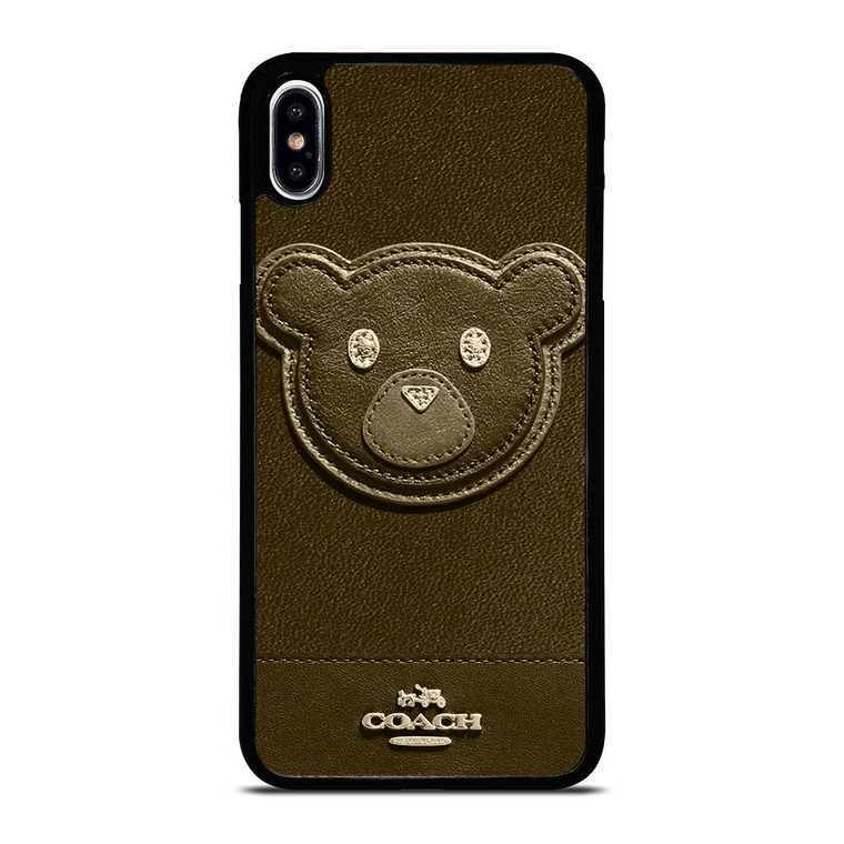 COACH NEW YORK BROWN BEAR iPhone XS Max Case Cover COACH NEW YORK BROWN BEAR iPhone XS Max Case Cover
