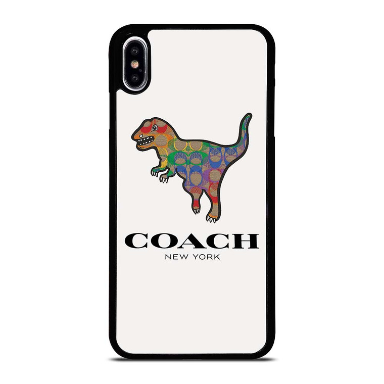 COACH NEW YORK DINOSAUR iPhone XS Max Case Cover