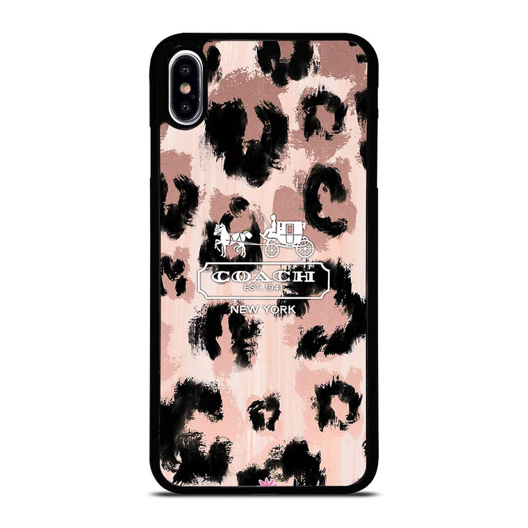 COACH NEW YORK LEOPARD SKIN iPhone XS Max Case Cover COACH NEW YORK LEOPARD SKIN iPhone XS Max Case Cover