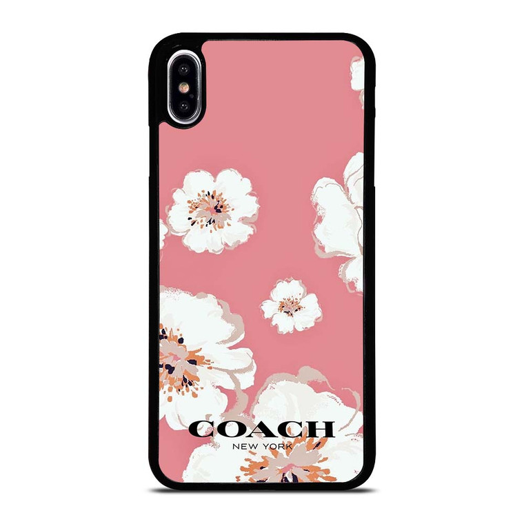 COACH NEW YORK PINK FLOWER iPhone XS Max Case Cover COACH NEW YORK PINK FLOWER iPhone XS Max Case Cover