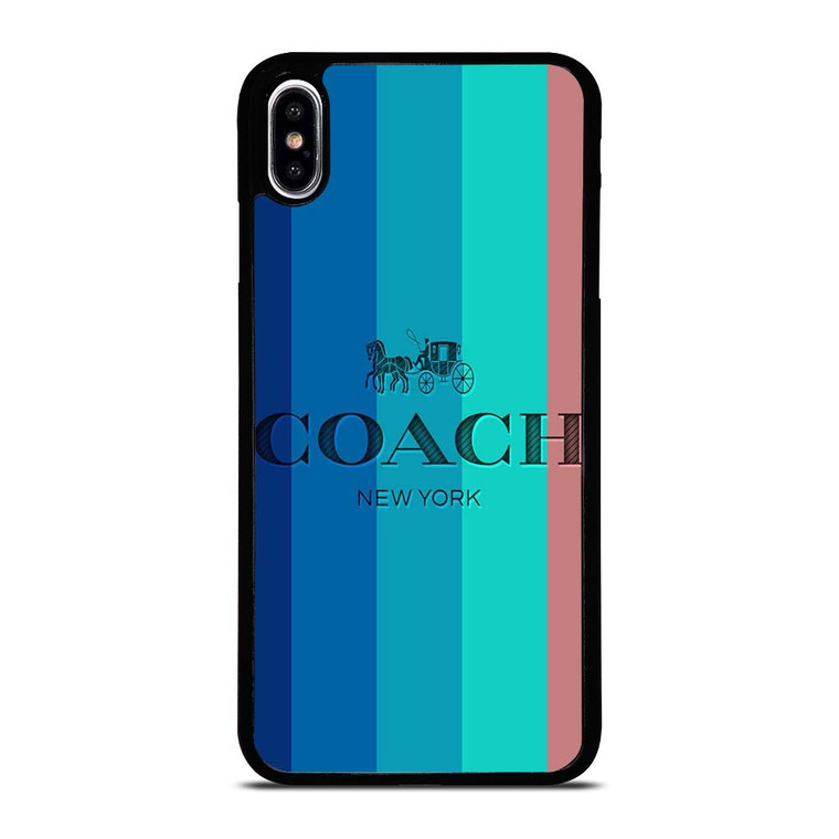 COACH NEW YORK STRIPES iPhone XS Max Case Cover COACH NEW YORK STRIPES iPhone XS Max Case Cover