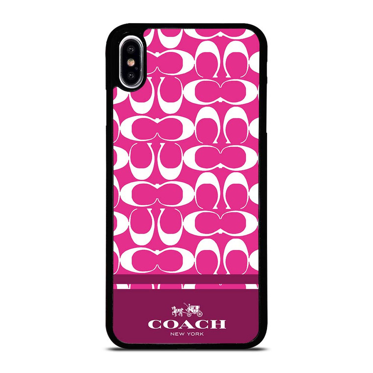 COACH PINK NEW YORK iPhone XS Max Case Cover