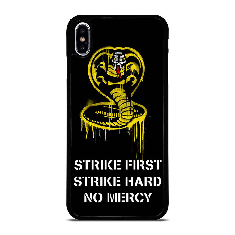 COBRA KAI NO MERCY KARATE iPhone XS Max Case Cover COBRA KAI NO MERCY KARATE iPhone XS Max Case Cover