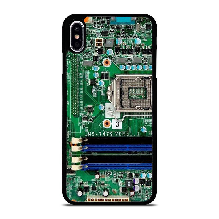 COMPUTER MOTHERBOARD iPhone XS Max Case Cover